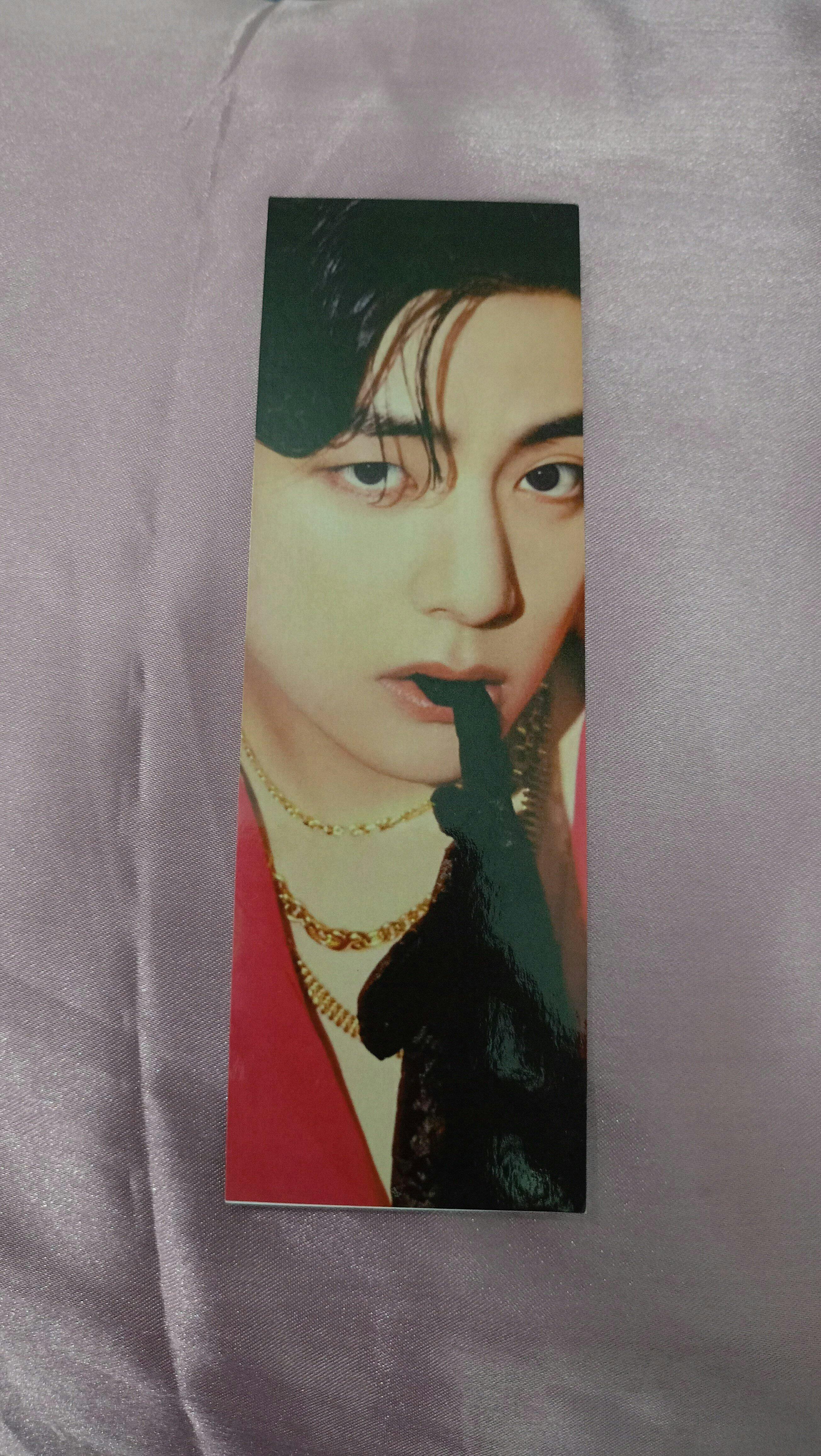 BTS V double sided bookmark – Dipped in Doodles