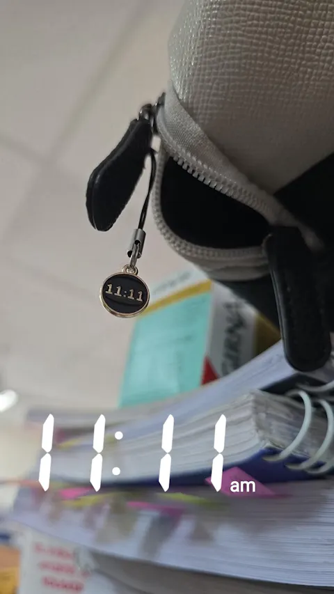 11:11 Manifestation Enamel Charm (double sided)