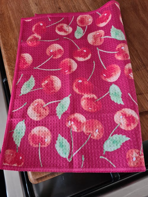 Cherry Crush Cleaning Cloth