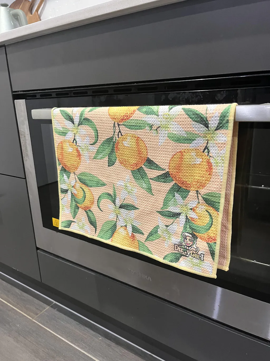 Orange Valley Tea Towel