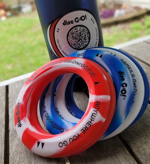 Disc GO! Sticker (Red, White & Blue)