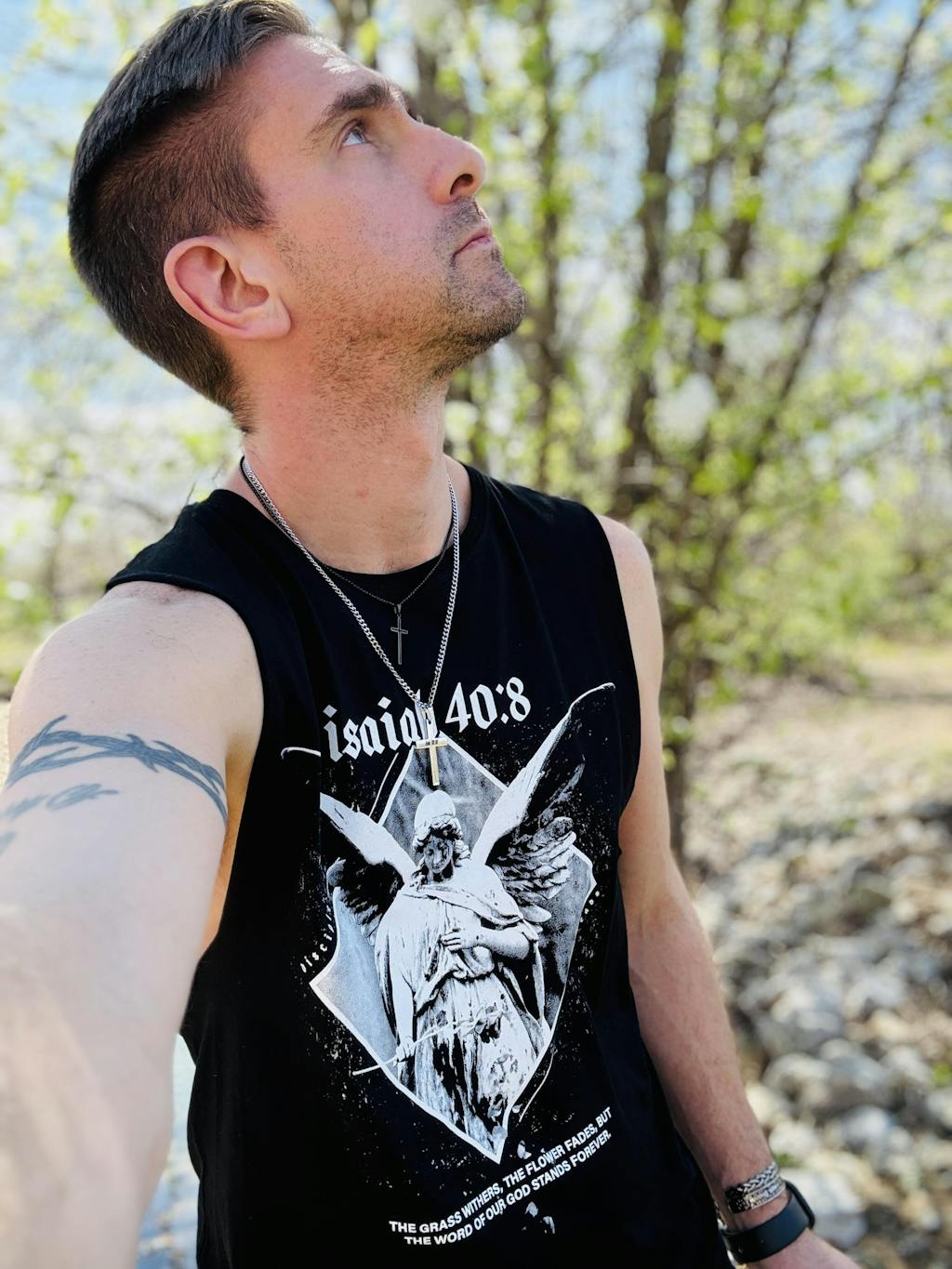 The Flower Fades Cut-Off Tank