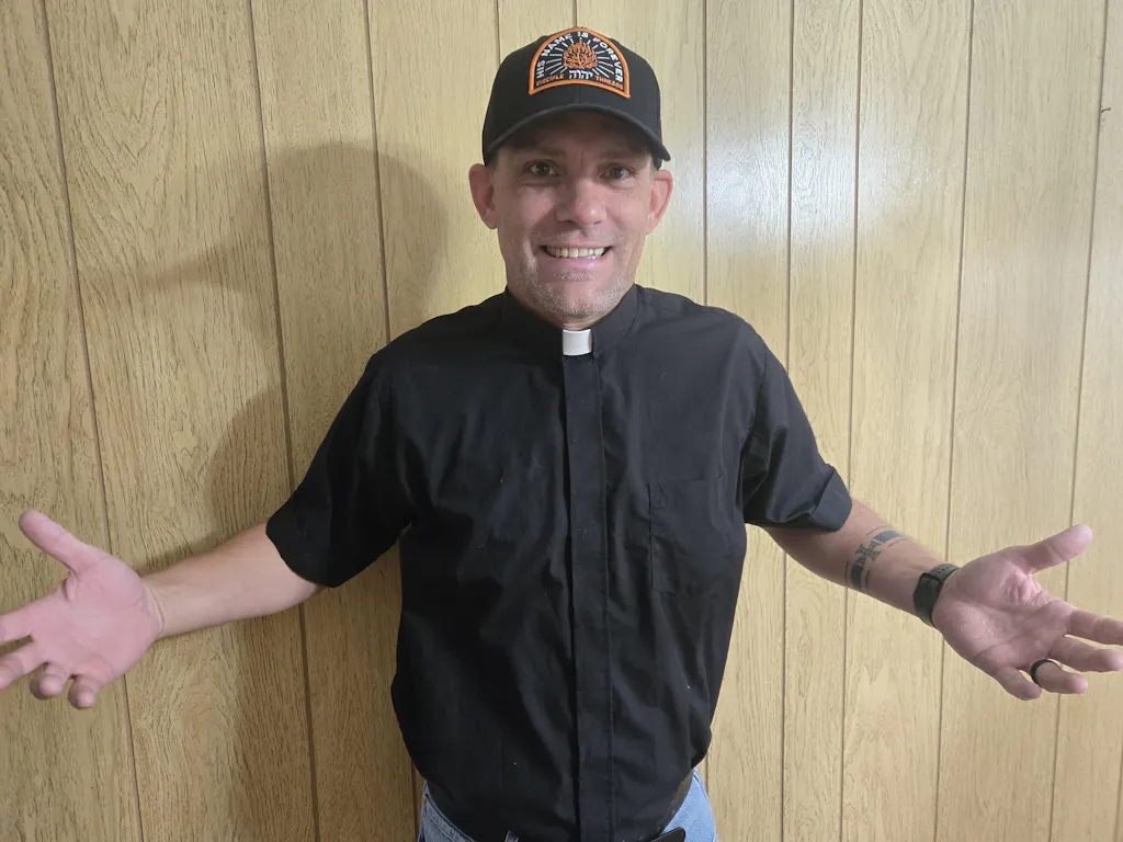 His Name Trucker Patch Hat