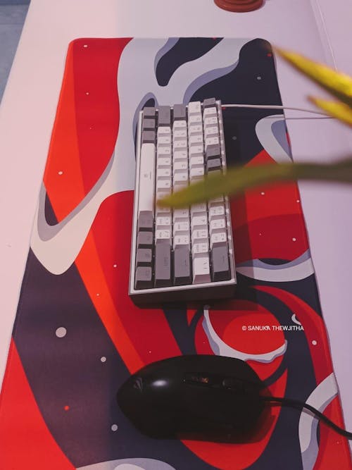 Crimson Nebula Mousepad