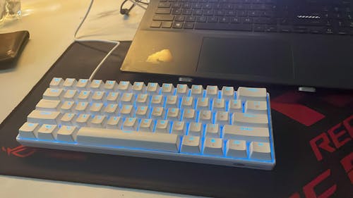 MageGee MK-Star61 White 60% Mechanical Keyboard