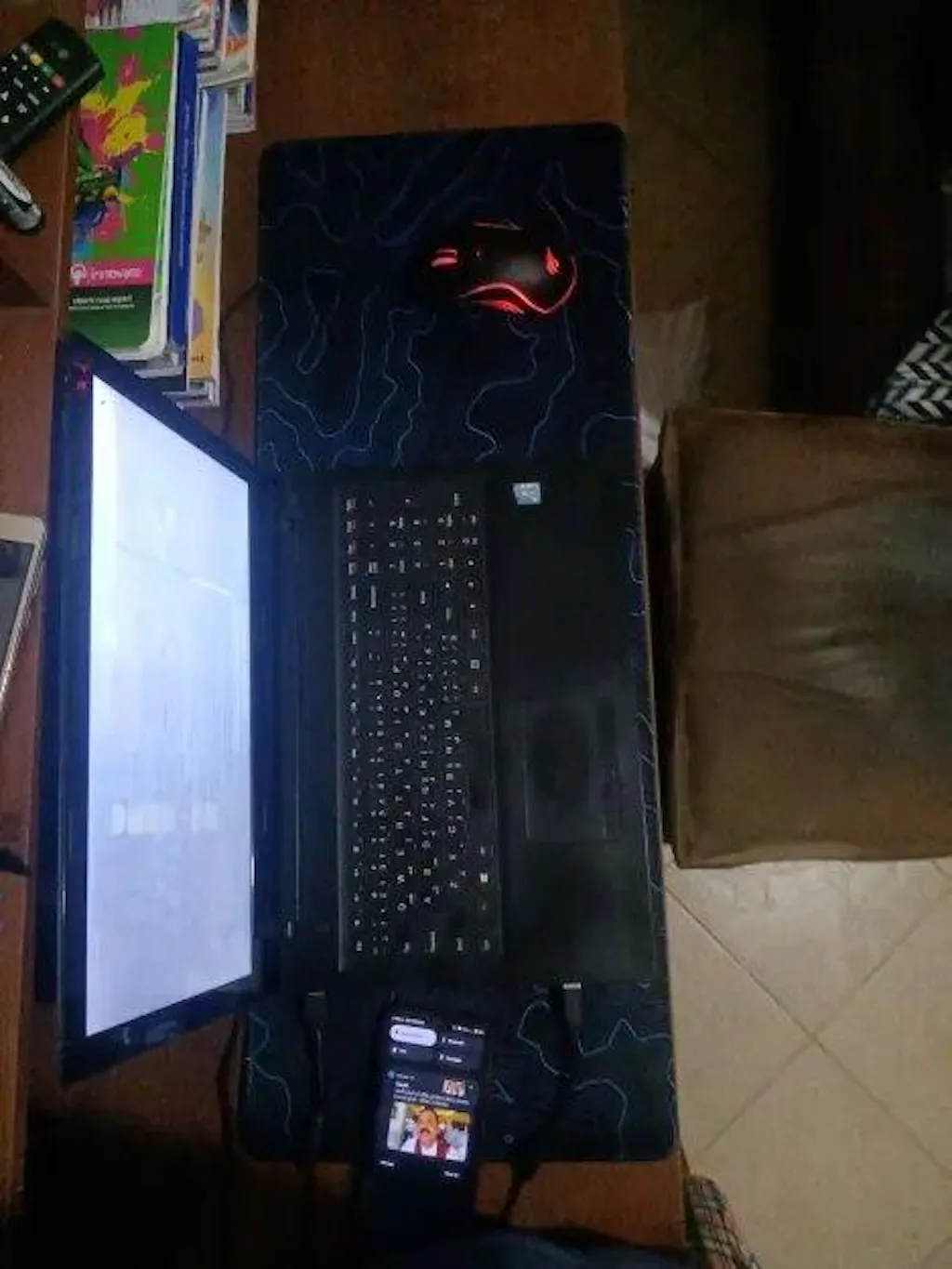 Navy Contour Mousepad