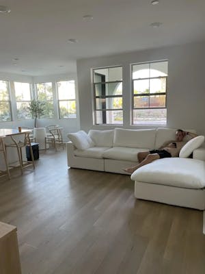 Modular Washable Cloud 3-Seater L-Shaped Sectional in White