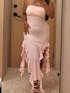 The Ruffle Tube Mini Dress