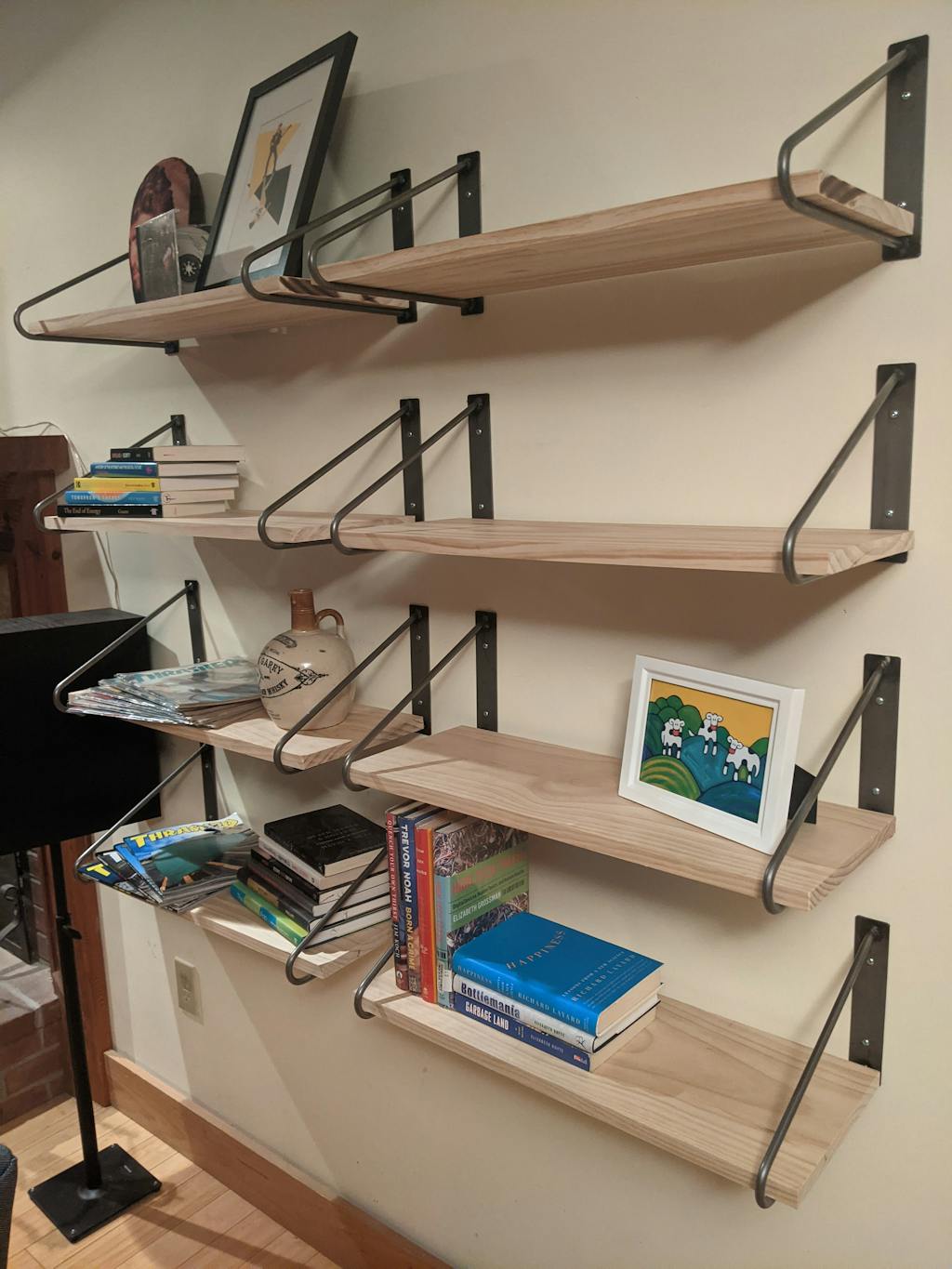 Hairpin Shelf Brackets For Shelves & Desks Made in the USA DIY Hairpin Legs