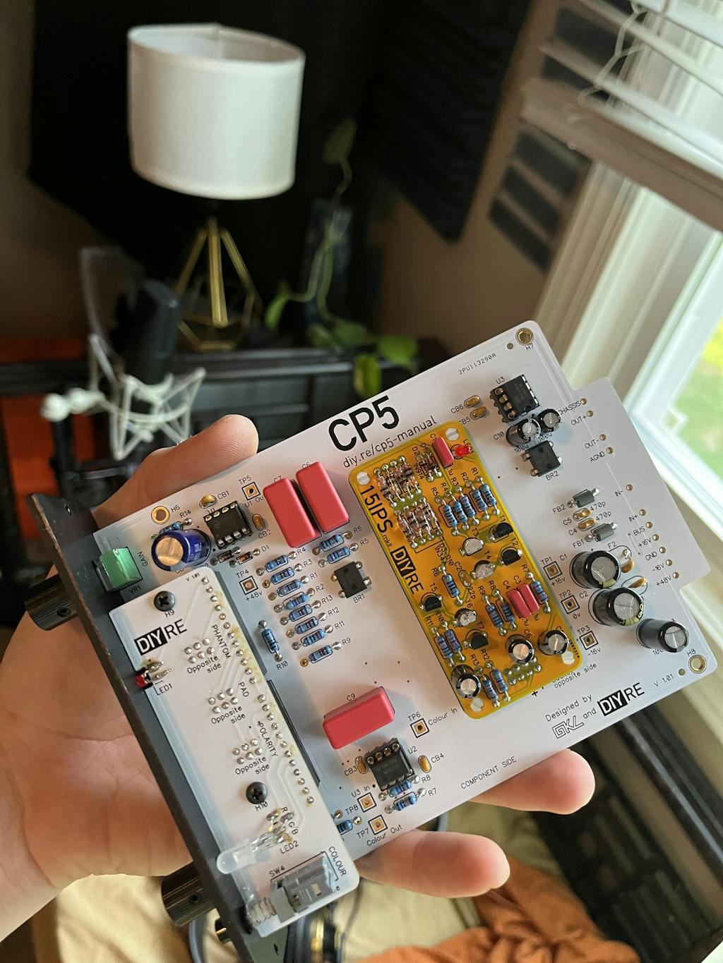 CP5 Colour Mic Preamp DIY Recording Equipment