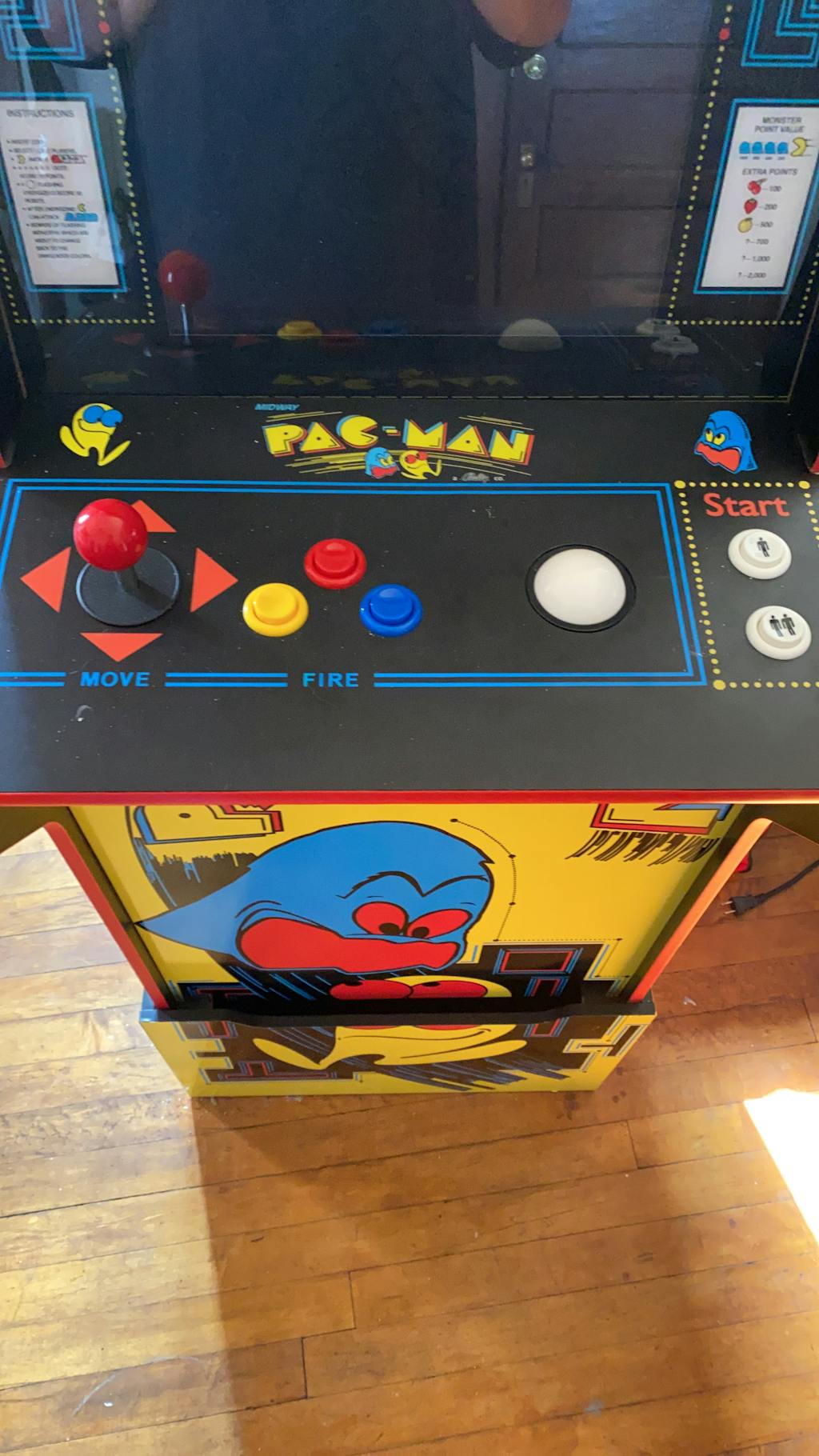 Skinned Pac Man Replacement 60 In 1 Control Deck For Arcade1up With Tr 