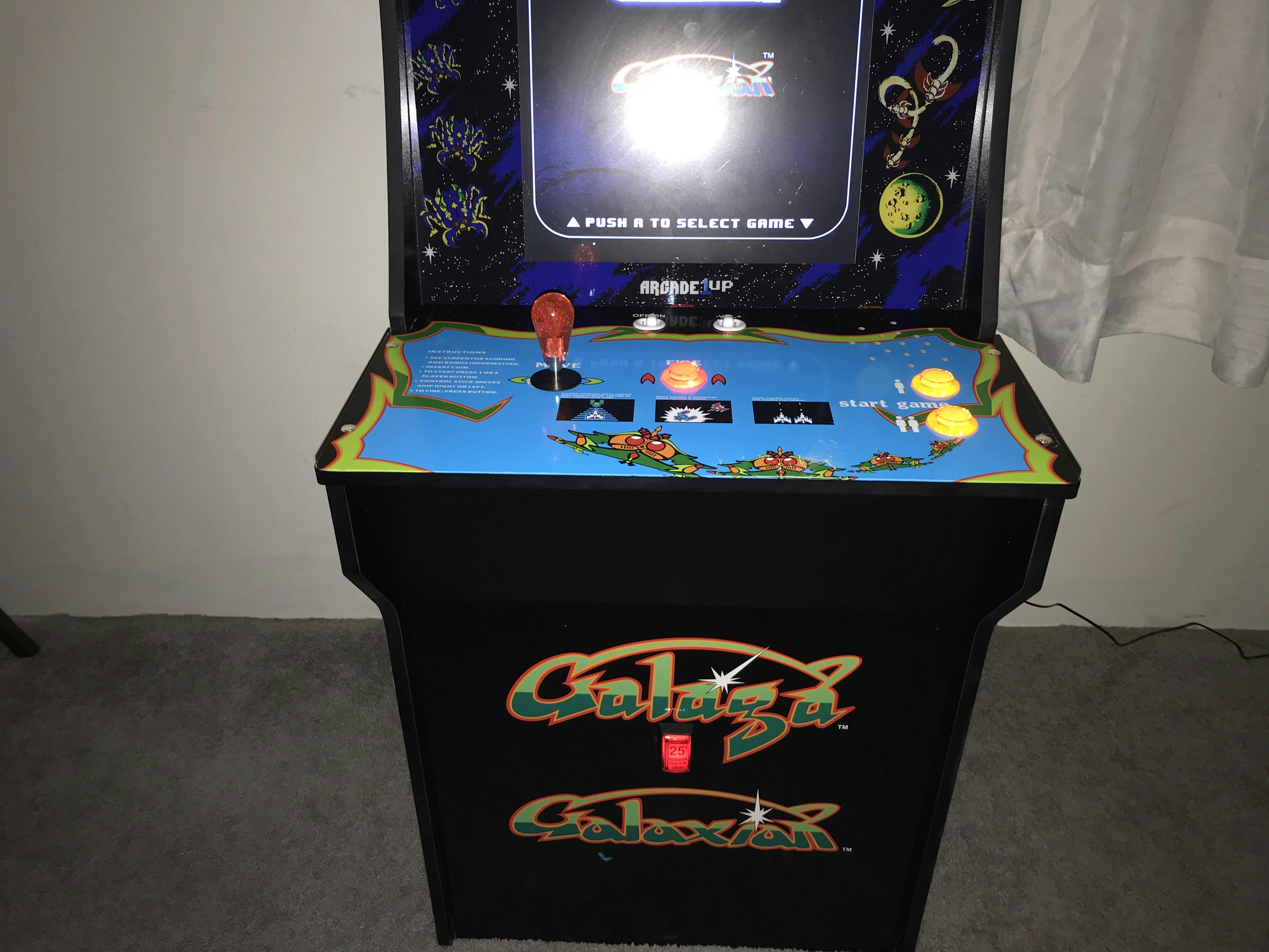 2 Pack Red Arcade 25 Cent Coin LED Push Button for MAME Arcade 1up Mod