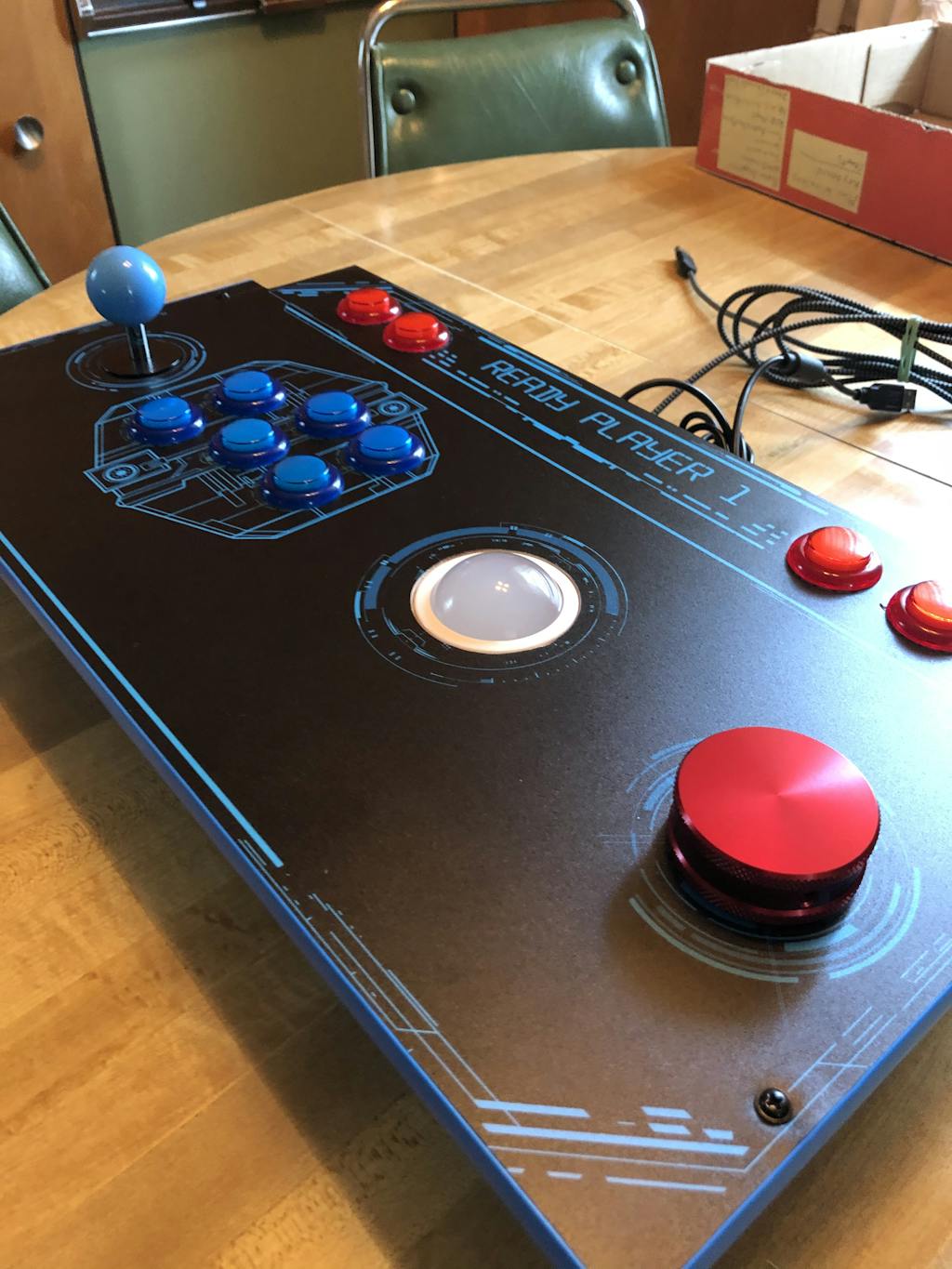 Skinned Ready Player 1 Trackball Replacement CPO Control Deck for Arca — DIY Retro Arcade