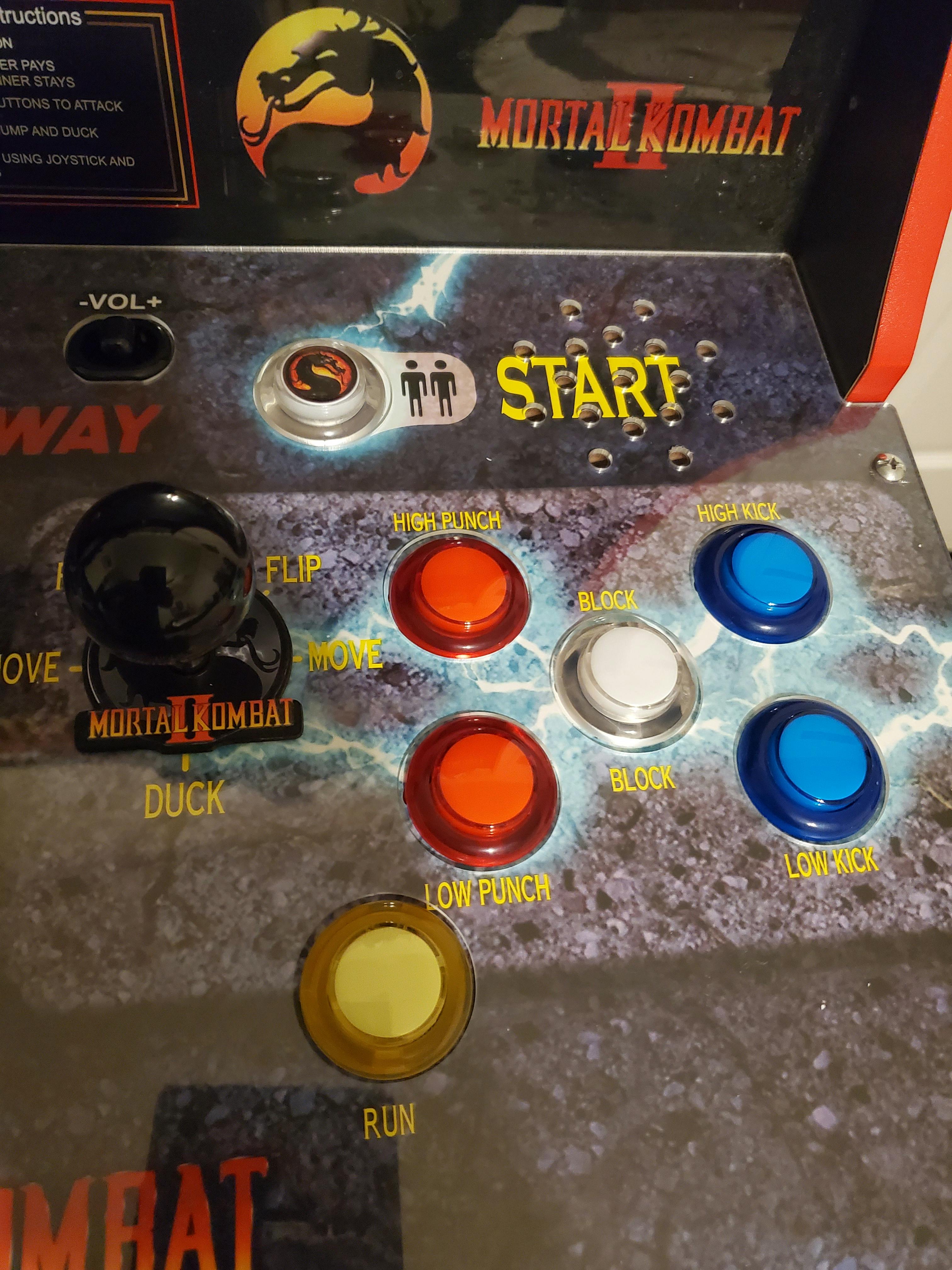 mortal kombat arcade with 6 buttons
