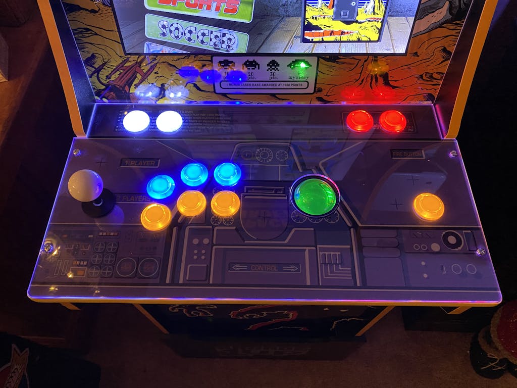 Replacement 1 Player Control Deck for Arcade1Up With Trackball — DIY