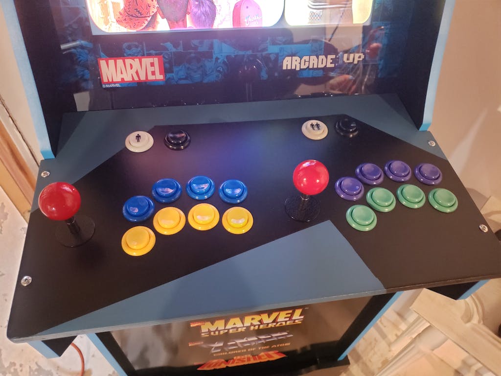 Replacement 2 Player Control Deck for Arcade1Up With 8 Buttons — DIY