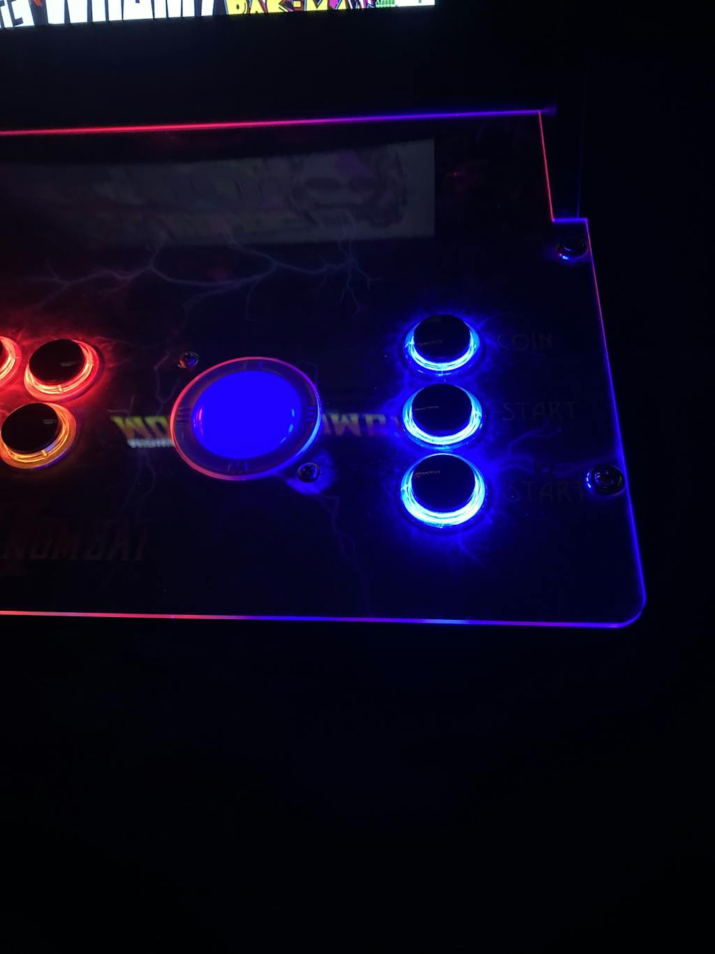 2 inch USB Arcade Trackball LED Blue Ball Compatible With PC Mame Pi