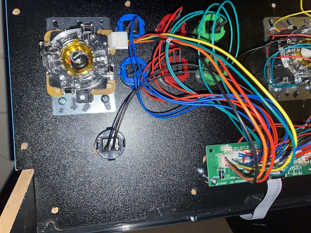 Plug and Play Joystick Harness Compatible With Sanwa Style Joystick & Arcade1Up (Single