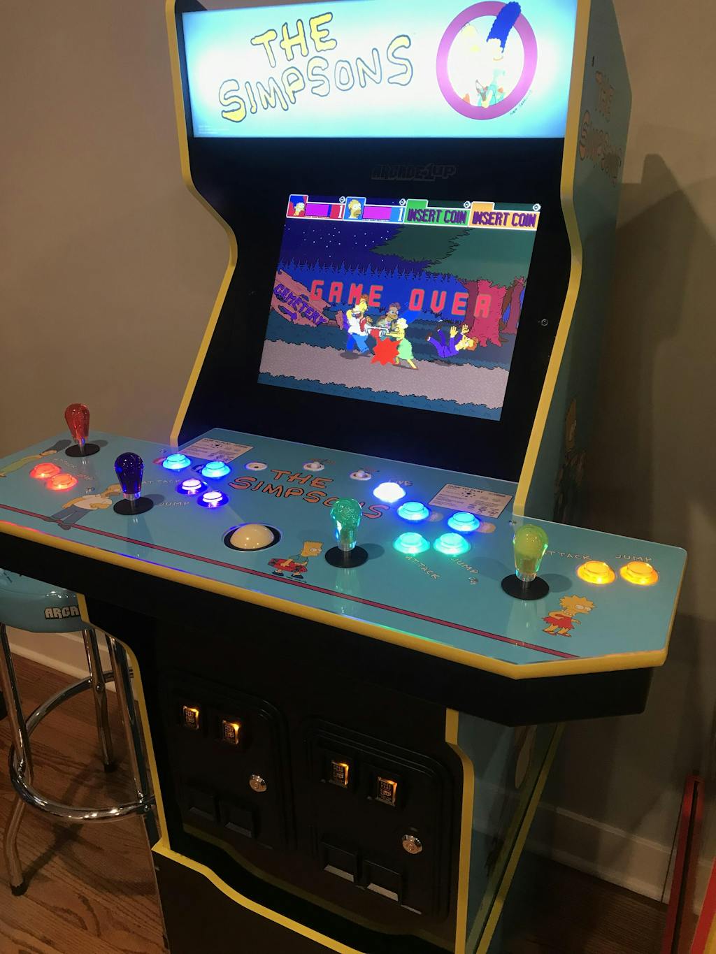 LED Control Deck Upgrade Kit Compatible With The Simpsons Arcade1Up ...