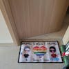 Home Sweet Home LGBT Couple Personalized Doormat