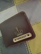 Men's Wallet 1.0(Gold leather Strip)