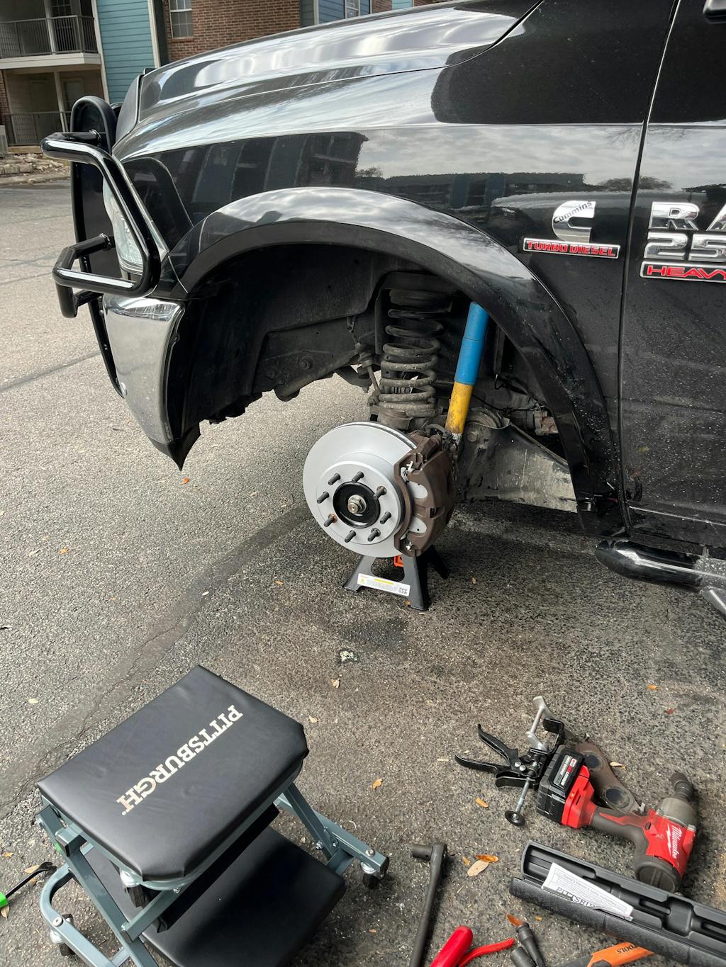 Doc's Diesel RAM 6.7L Cummins 2WD/4WD Premium E-Coated Front Wheel Hub Assemblies Kit 2014-2018 2500, 2013-2018 3500