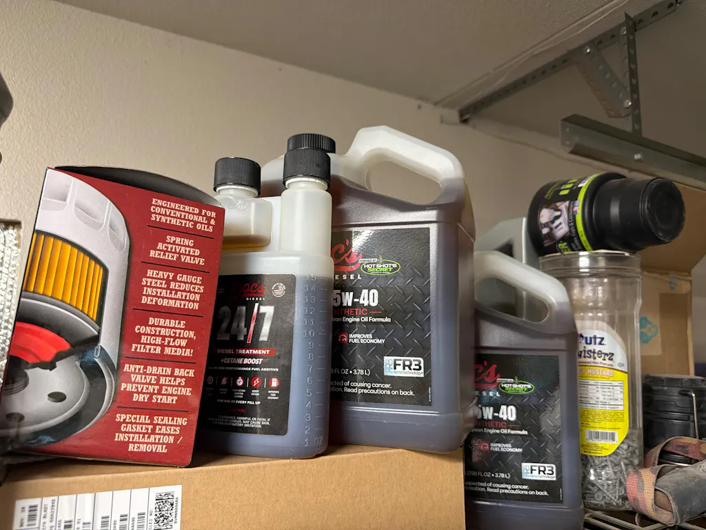 Doc's Diesel Jeep Wrangler/Gladiator 3.0L + Dodge RAM 1500 3.0L EcoDiesel 5W-40 Full Synthetic Oil Change Kit 2020-2023