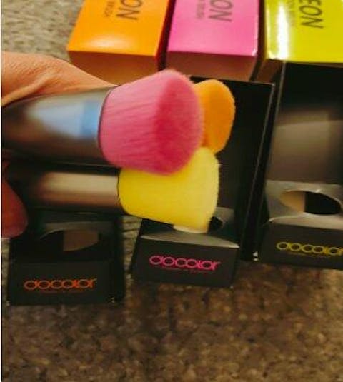 (Only ship to EU)Neon Foundation / Kabuki Makeup Brush (3PCS)