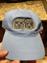 Custom Dog Dad Hats with Dogs | Gift for Dog Moms & Dads 1 / Blush