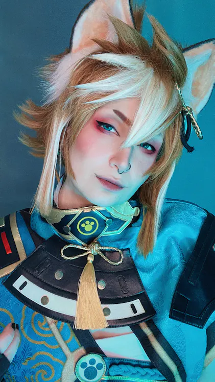 Ready For Ship】DokiDoki Game Genshin Impact Gorou Cosplay Wig Animal –  dokidokicosplay