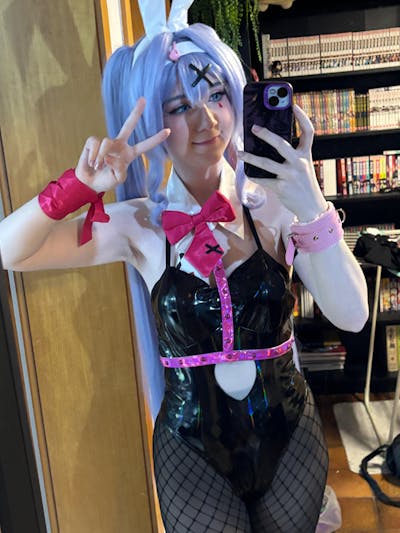 【Upgraded】【Ready For Ship】【Size XS-3XL】DokiDoki-R VSINGER Cosplay Rabbit Hole Costume Bunny Girl Sexy Black