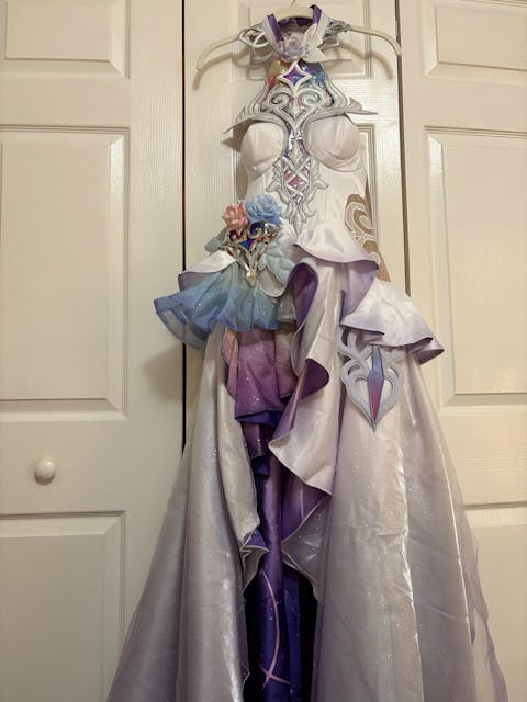 【Size S-2XL】DokiDoki-SR Game Honkai: Star Rail Cosplay Cyrene Diamond Sheen / Laser Sheen Costume Adult Cyrene