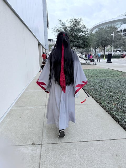 【Partially Ready For Ship】DokiDoki Anime Mo Dao Zu Shi Cosplay Yiling Patriarch Ver Wei Wu Xian Dao Mo To Shi Black Long Wig/ Hairband Men MDZS