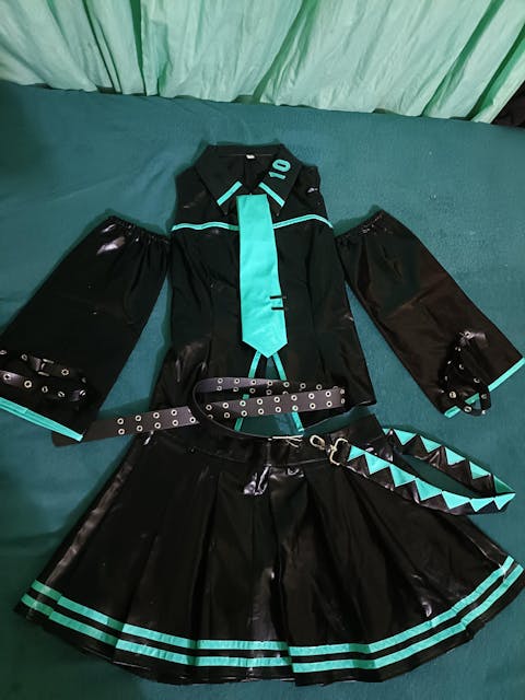 【Partially Ready For Ship】【Size XS-3XL】DokiDoki-N Cosplay Costume Black Green Suit