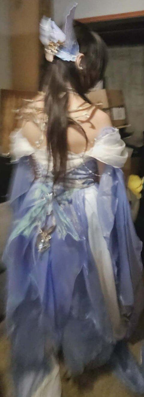 DokiDoki-SR Game Love And Deepspace Cosplay Protagonist MC Costume Deepsea Waves Submerged Eclipse Rafayel