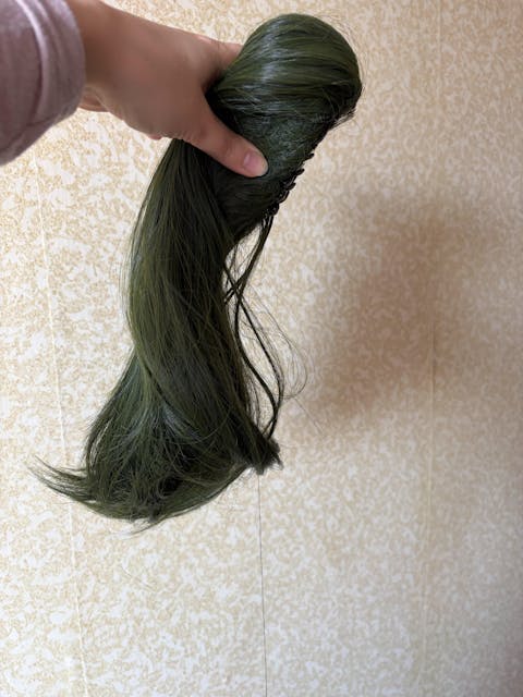 【Ready For Ship】DokiDoki Anime Cosplay Wig Green Hair Side Ponytail