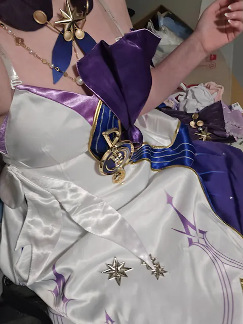 【In Stock】【Size XS-XL】Dokidoki-R Game Honkai: Star Rail Cosplay Robin Costume