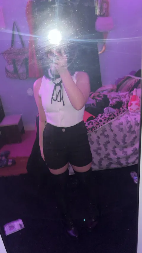 【Partially Ready For Ship】【Size XS-2XL】DokiDoki-R Anime Cosplay Costume Sleeveless Shirt Black Pants