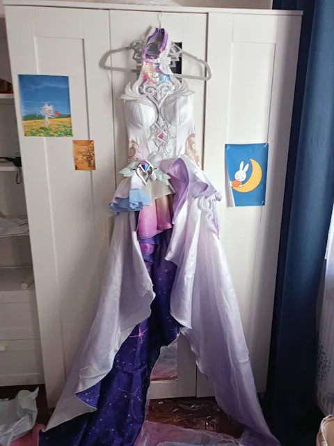 【Partially Ready For Ship】【Size S-2XL】DokiDoki-SR Game Honkai: Star Rail Cosplay Cyrene Diamond Sheen / Laser Sheen Costume Adult Cyrene