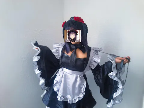 【Partially Ready For Ship】DokiDoki-SR Anime Cosplay Costume Maid Black Dress