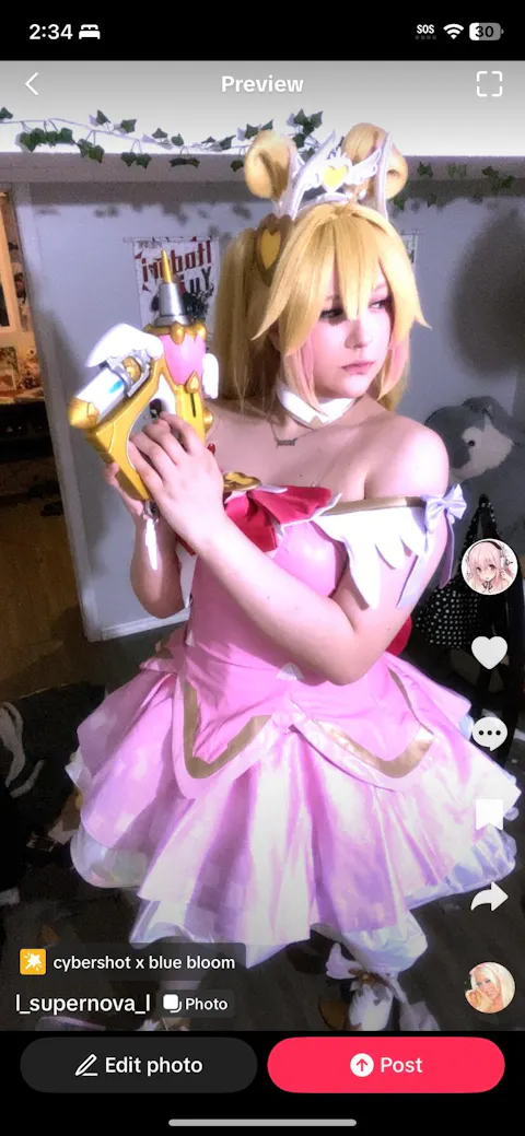 【Size XS-2XL】DokiDoki-R Game Cosplay Costume Magical Girl Fight Suit