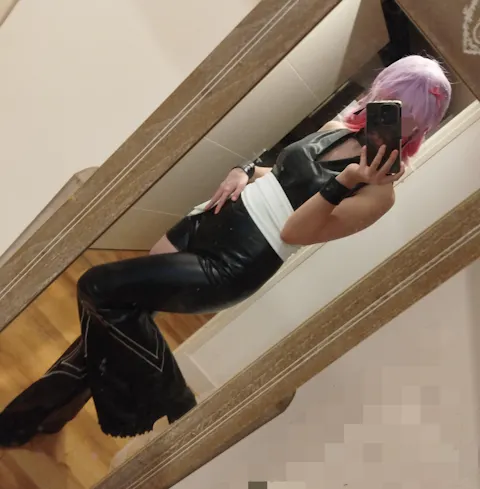 DokiDoki-R Anime Cosplay Black / White Costume