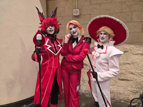 【Partial Ready For Ship】【Size S-3XL】DokiDoki-R Anime Hell Hotel Cosplay Costume Demon Red Suit