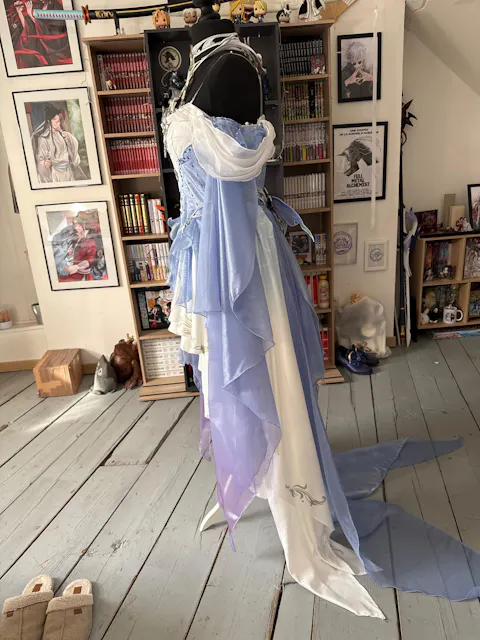 【Ready For Ship】DokiDoki-SR Game Love And Deepspace Cosplay Protagonist MC Costume Deepsea Waves Submerged Eclipse Rafayel