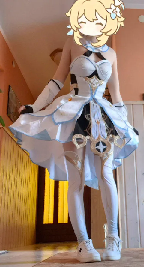 【Partially Ready For Ship】【7 Diffrent Lights】DokiDoki-SSR Game Genshin Impact Traveler Lumine Cosplay Costume Ying /Shoes
