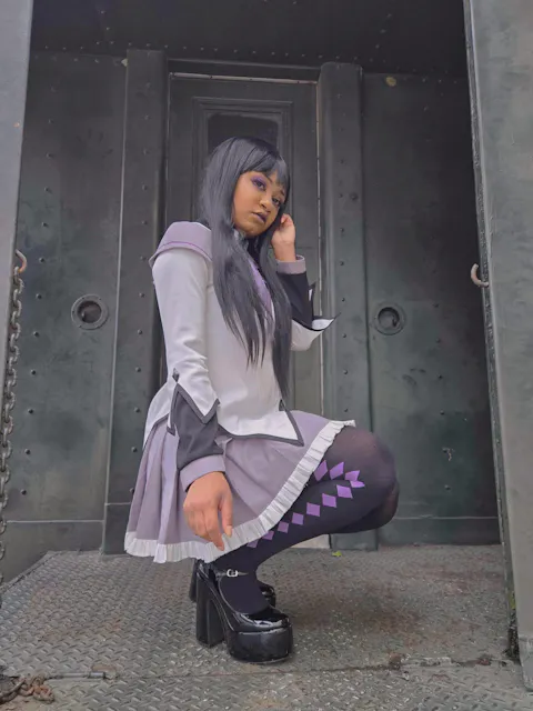 【Ready For Ship】DokiDoki-SR Anime Cosplay Costume Grey Battle Dress