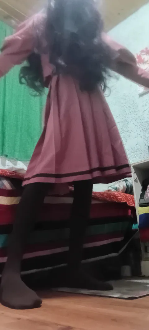 【Partially Ready For Ship】【Size XS-2XL】DokiDoki-R Anime The Fragrant Flower Blooms With Dignity Cosplay Waguri Kaoruko Pink Dress Costume JK Casual Wear Kaoru Hana wa Rin to Saku