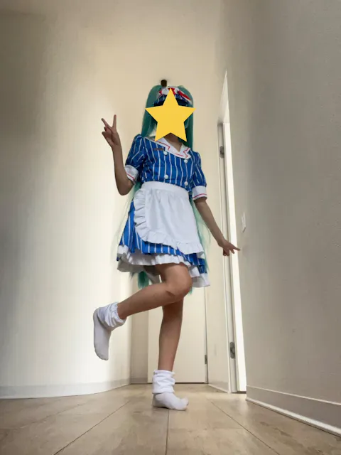 【In Stock】【Size XS-3XL】DokiDoki-N Cosplay Costume Mesmerizer Blue Dress
