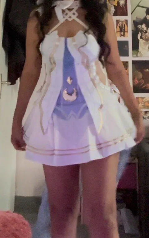 【Size S-3XL】DokiDoki-SR Game Genshin Impact Cosplay Columbina Costume Moon Maiden Song of the Welkin Moon Nod Krai