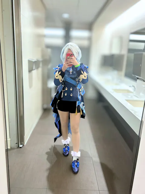 【US/EU LOCAL SHIPPING】【Size S-2XL】DokiDoki-SR Game Genshin Impact Cosplay Fontaine Furina Costume Dark Furina Focalors